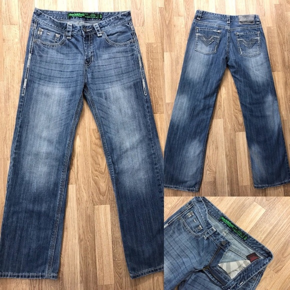 Rock & Roll Cowboy Other - Rock & Roll Cowboy Pistol Straight Jeans 32x31